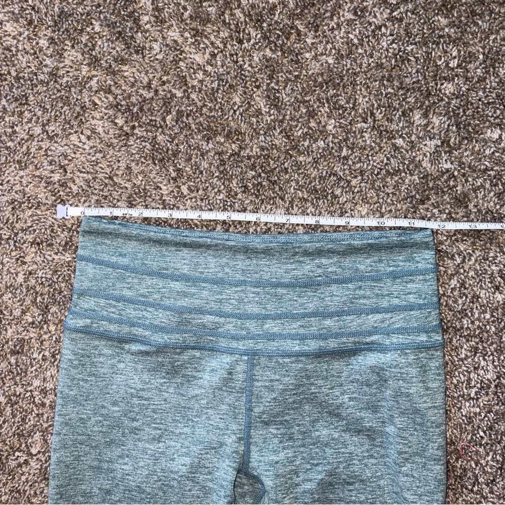 Women's Blue Athletic Leggings - Picture 7 of 12